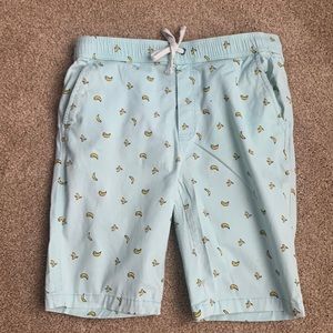 Banana Light Blue Shorts